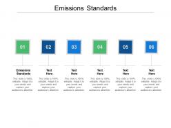 Emissions standards ppt powerpoint presentation gallery diagrams cpb