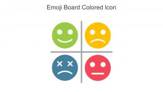 Emoji Board Colored Icon In Powerpoint Pptx Png And Editable Eps Format