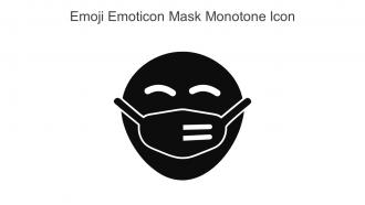 Emoji Emoticon Mask Monotone Icon In Powerpoint Pptx Png And Editable Eps Format