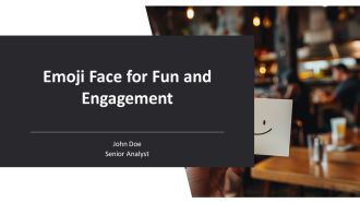 Emoji Face For Fun And Engagement PPT Demonstration AT