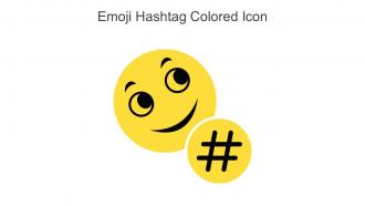 Emoji Hashtag Colored Icon In Powerpoint Pptx Png And Editable Eps Format