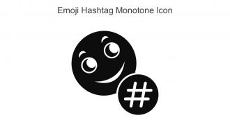 Emoji Hashtag Monotone Icon In Powerpoint Pptx Png And Editable Eps Format