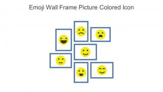 Emoji Wall Frame Picture Colored Icon In Powerpoint Pptx Png And Editable Eps Format