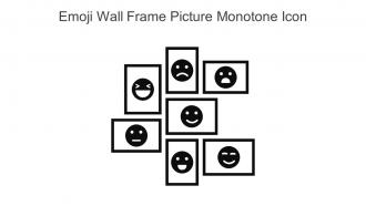 Emoji Wall Frame Picture Monotone Icon In Powerpoint Pptx Png And Editable Eps Format