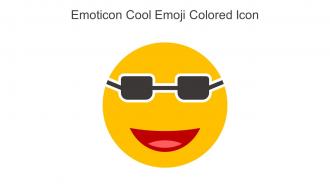 Emoticon Cool Emoji Colored Icon In Powerpoint Pptx Png And Editable Eps Format