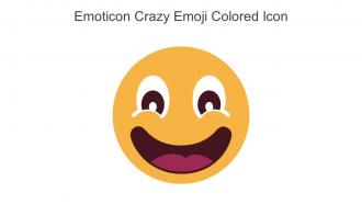 Emoticon Crazy Emoji Colored Icon In Powerpoint Pptx Png And Editable Eps Format
