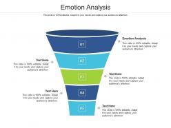 Emotion analysis ppt powerpoint presentation inspiration clipart images cpb