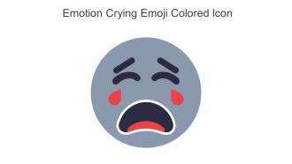Emotion Crying Emoji Colored Icon In Powerpoint Pptx Png And Editable Eps Format