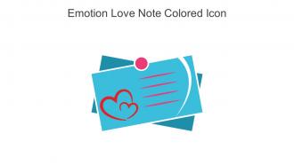 Emotion Love Note Colored Icon In Powerpoint Pptx Png And Editable Eps Format