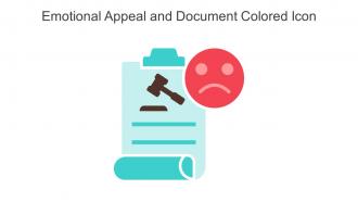 Emotional Appeal And Document Colored Icon In Powerpoint Pptx Png And Editable Eps Format