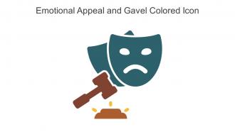Emotional Appeal And Gavel Colored Icon In Powerpoint Pptx Png And Editable Eps Format