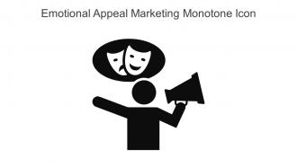Emotional Appeal Marketing Monotone Icon In Powerpoint Pptx Png And Editable Eps Format