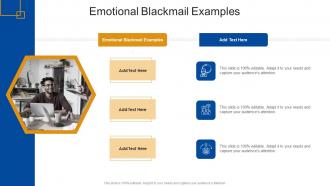 Emotional Blackmail Examples In Powerpoint And Google Slides Cpb