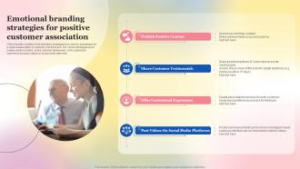 Emotional Branding Strategies For Positive Customer Association