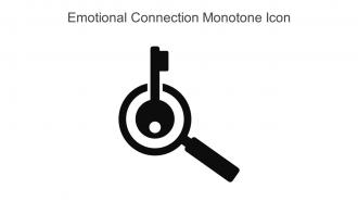 Emotional Connection Monotone Icon In Powerpoint Pptx Png And Editable Eps Format