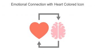 Emotional Connection With Heart Colored Icon In Powerpoint Pptx Png And Editable Eps Format