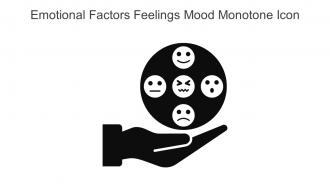 Emotional Factors Feelings Mood Monotone Icon In Powerpoint Pptx Png And Editable Eps Format