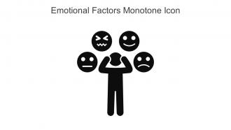 Emotional Factors Monotone Icon In Powerpoint Pptx Png And Editable Eps Format