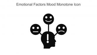 Emotional Factors Mood Monotone Icon In Powerpoint Pptx Png And Editable Eps Format