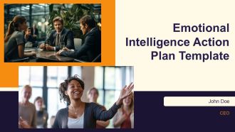 Emotional Intelligence Action Plan Template PPT Information ACP
