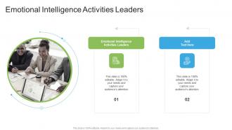 Emotional Intelligence Activities Leaders In Powerpoint And Google Slides Cpb