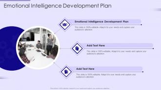 Emotional Intelligence Development Plan In Powerpoint And Google Slides Cpb