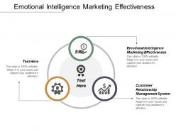 Emotional intelligence marketing effectiveness customer relationship management system cpb