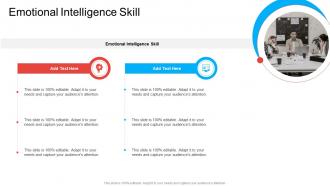 Emotional Intelligence Skill In Powerpoint And Google Slides Cpb
