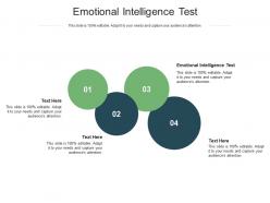 Emotional intelligence test ppt powerpoint presentation pictures introduction cpb
