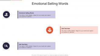 Emotional Selling Words In Powerpoint And Google Slides Cpb