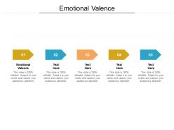 Emotional valence ppt powerpoint presentation outline brochure cpb
