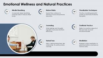 Emotional Wellness And Natural Practices PPT PowerPoint ST AI SS