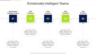 Emotionally Intelligent Teams In Powerpoint And Google Slides Cpb