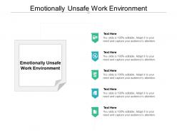 Emotionally unsafe work environment ppt powerpoint presentation summary rules cpb