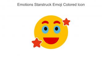 Emotions Starstruck Emoji Colored Icon In Powerpoint Pptx Png And Editable Eps Format