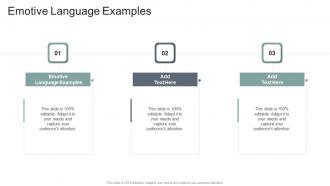 Emotive Language Examples In Powerpoint And Google Slides Cpb