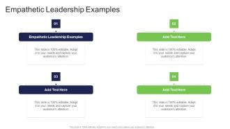 Empathetic Leadership Examples In Powerpoint And Google Slides Cpb