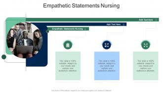 Empathetic Statements Nursing In Powerpoint And Google Slides Cpb