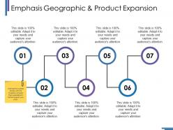 Emphasis geographic and product expansion ppt styles design templates