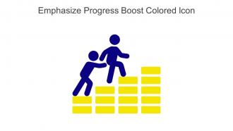 Emphasize Progress Boost Colored Icon In Powerpoint Pptx Png And Editable Eps Format