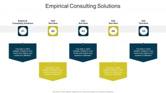 Empirical Consulting Solutions In Powerpoint And Google Slides Cpb