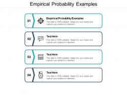 Empirical probability examples ppt powerpoint presentation pictures graphics design cpb