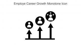 Employe Career Growth Monotone Icon In Powerpoint Pptx Png And Editable Eps Format