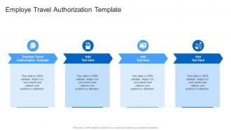 Employe Travel Authorization Template In Powerpoint And Google Slides Cpb