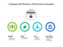 Employee 360 review in performance evaluation