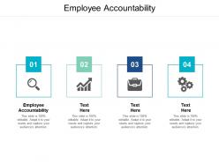 Employee accountability ppt powerpoint presentation model background designs cpb