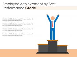 Employee achievement by best performance grade