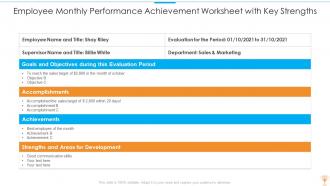 Employee Achievement Powerpoint Ppt Template Bundles