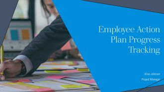 Employee Action Plan Progress Tracking PPT Template AT