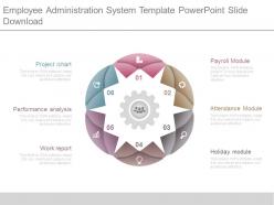 Employee administration system template powerpoint slide download